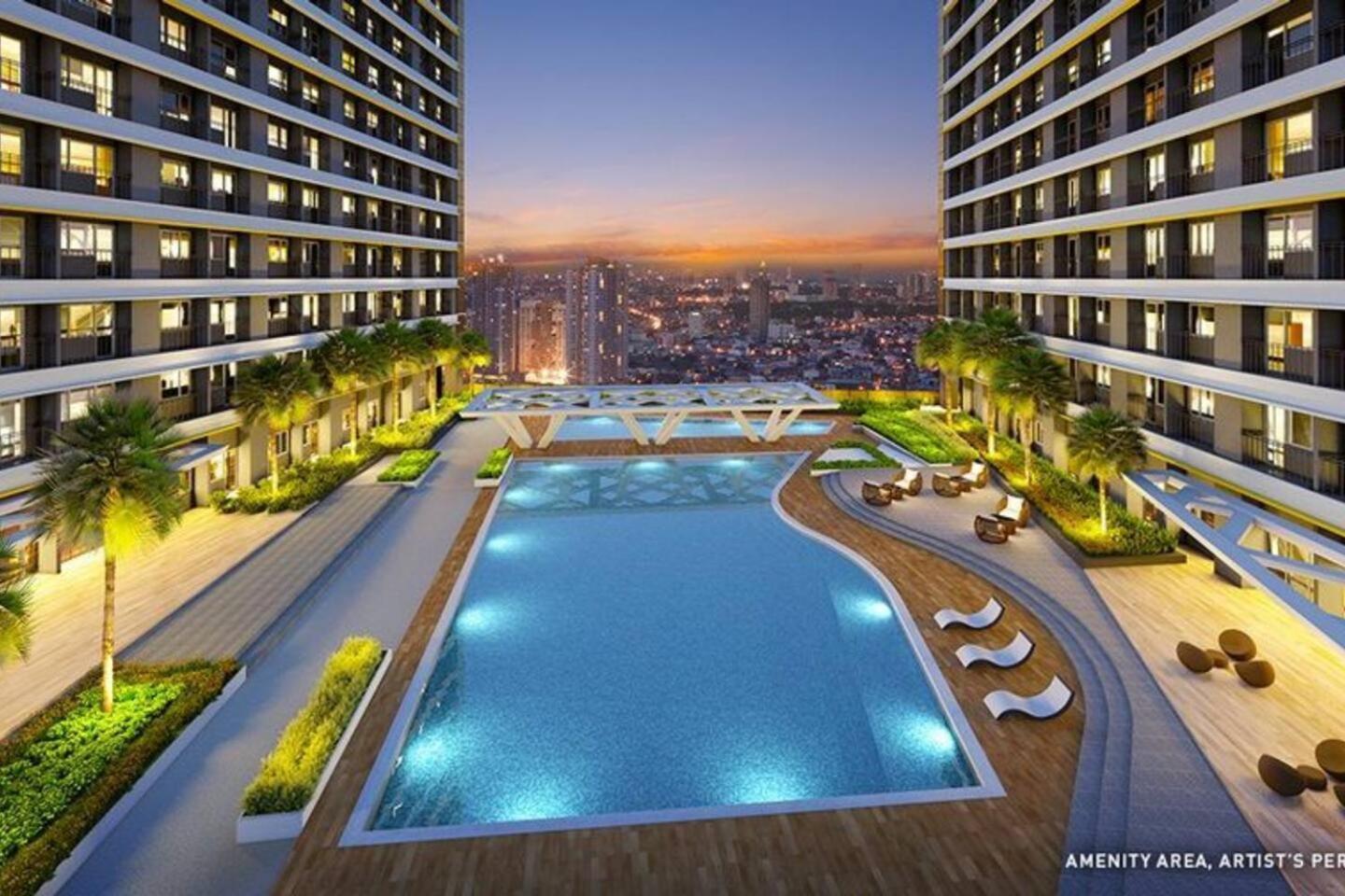 Apartment 1br Condotel With Balcony At Fame Residences #fm61 Manila